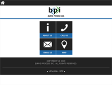 Tablet Screenshot of burkeprocess.com